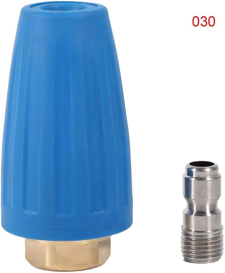 woobles Pressure Washer Turbo Nozzle, Rotating Nozzle 3000psi Spray Nozzle Tips Kit Universal 1/4" Quick Connect Plug(3.0 GPM) - Image 2